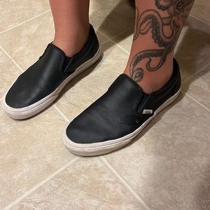 Vans Perf Leather Slip-On Shoes